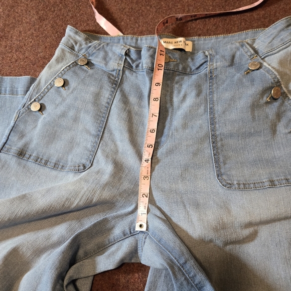 Marc New York High Rise Sailor Jean Size 14 32x29 Light Wash Denim Like New! - Picture 6 of 12